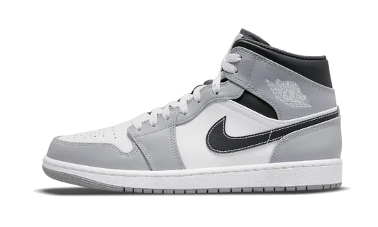 Air Jordan 1 Mid Light Smoke Grey Anthracite - 554724-078