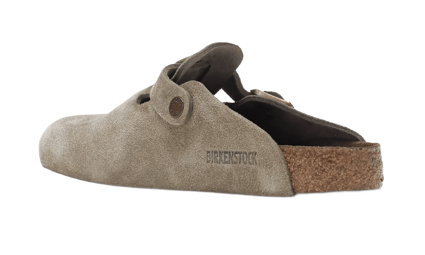 Birkenstock Boston Soft Footbed Suede Taupe (0560771 Birkenstock Boston Soft Footbed Suede Taupe (0560771