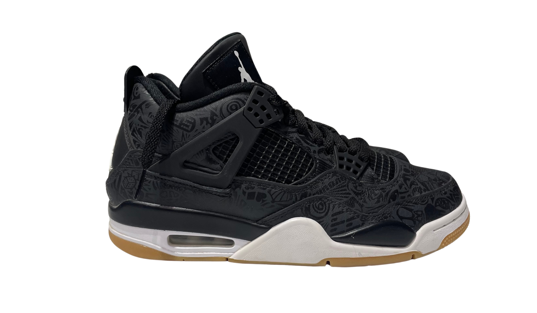 aj4 black laser