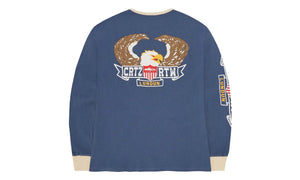 Corteiz Dipset Waffle Longsleeve Royal Blue - CORT-CDWLRB-ROYALBLUE