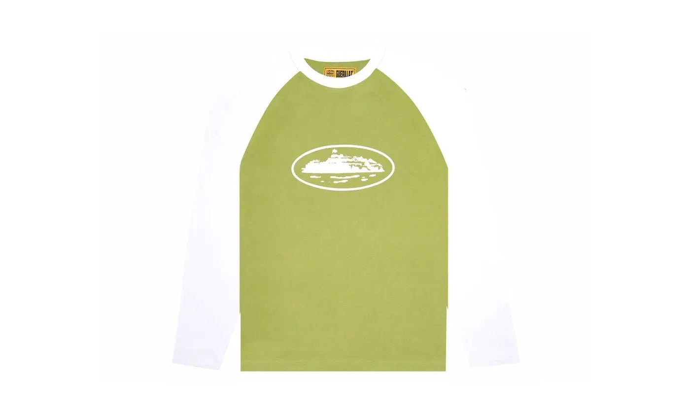 Corteiz Raglan LS Tee Sage Green - CORT-CRLTSG-SAGEGREEN