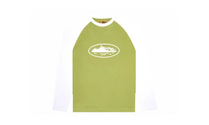 Corteiz Raglan LS Tee Sage Green - CORT-CRLTSG-SAGEGREEN