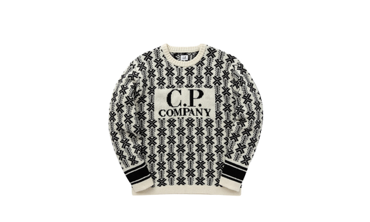 CP company wool JACQUARD knit sweater - CP1