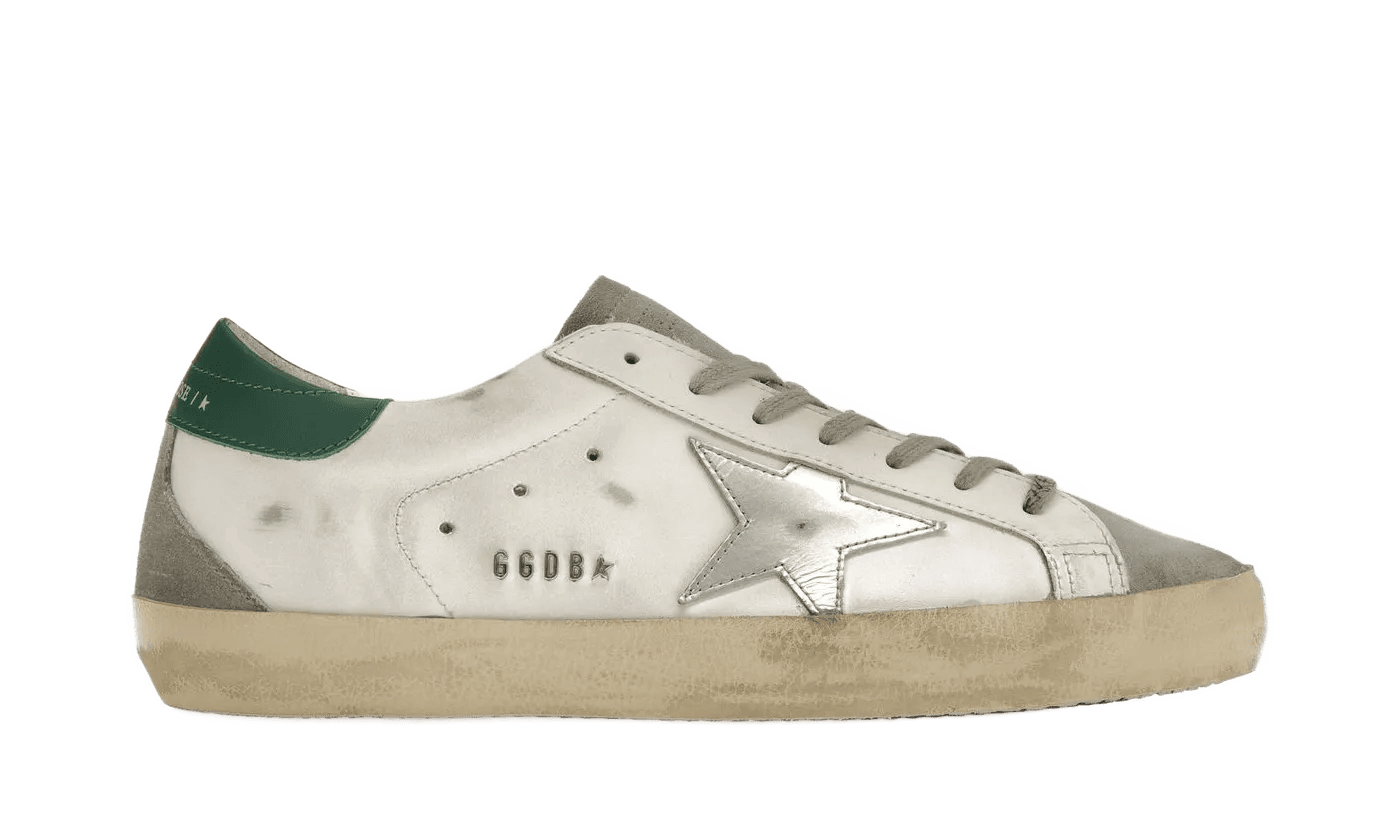 Golden Goose superstar sneakers white green - GMF00102.F004167.82171