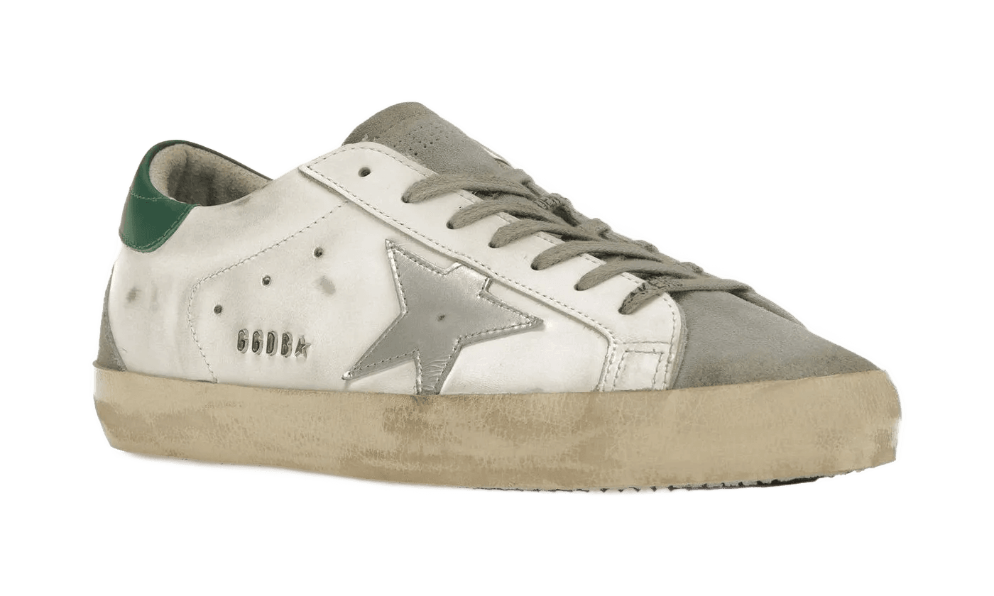 Golden Goose superstar sneakers white green - GMF00102.F004167.82171