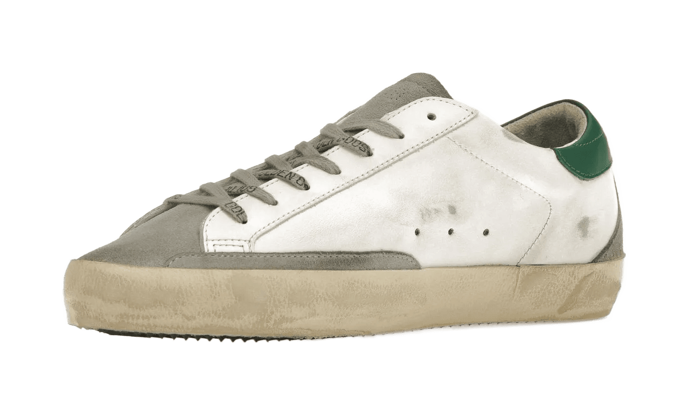 Golden Goose superstar sneakers white green - GMF00102.F004167.82171