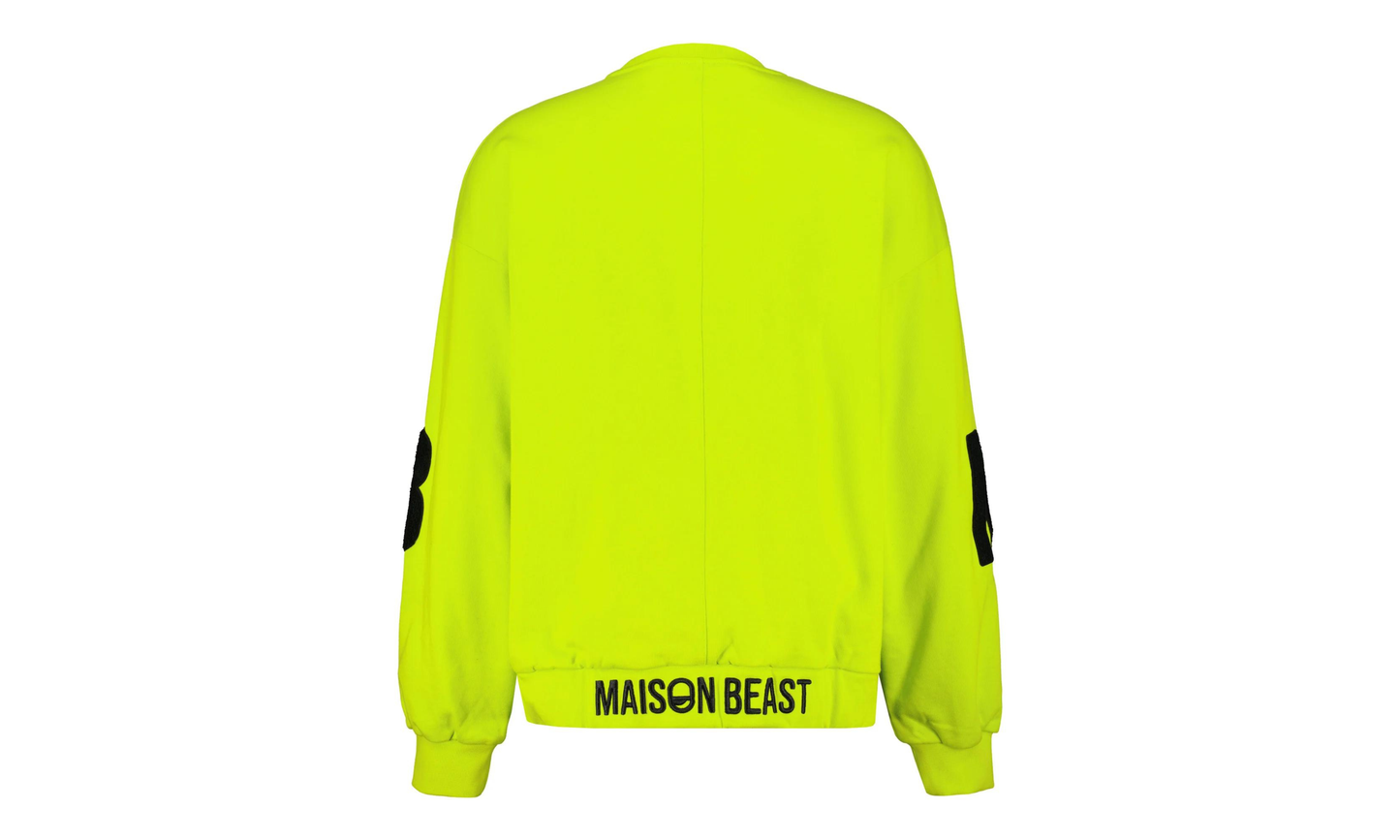 Maison Beast ICONIC MB CREWNECK neon - Maison7