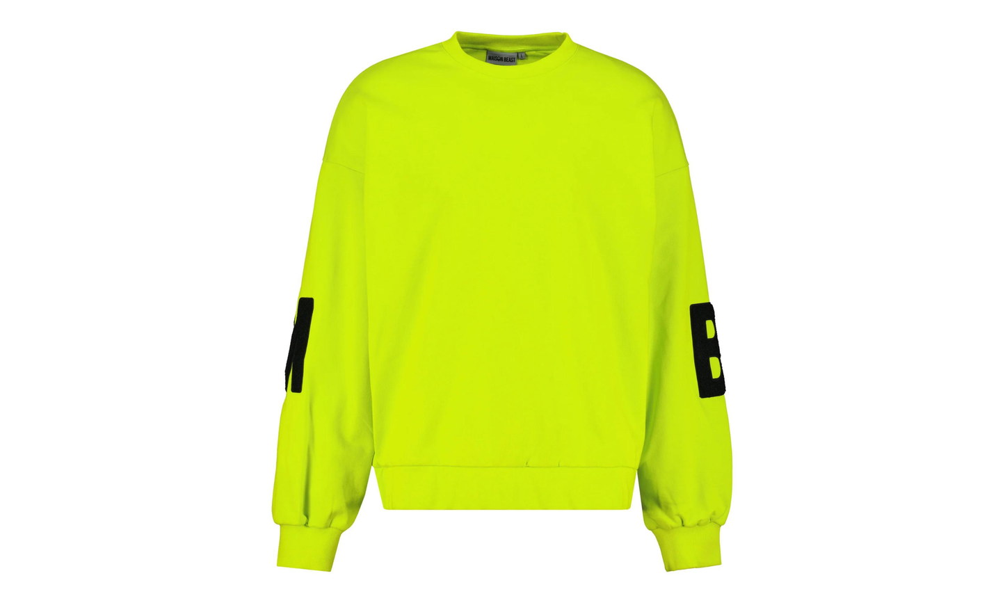 Maison Beast ICONIC MB CREWNECK neon - Maison7