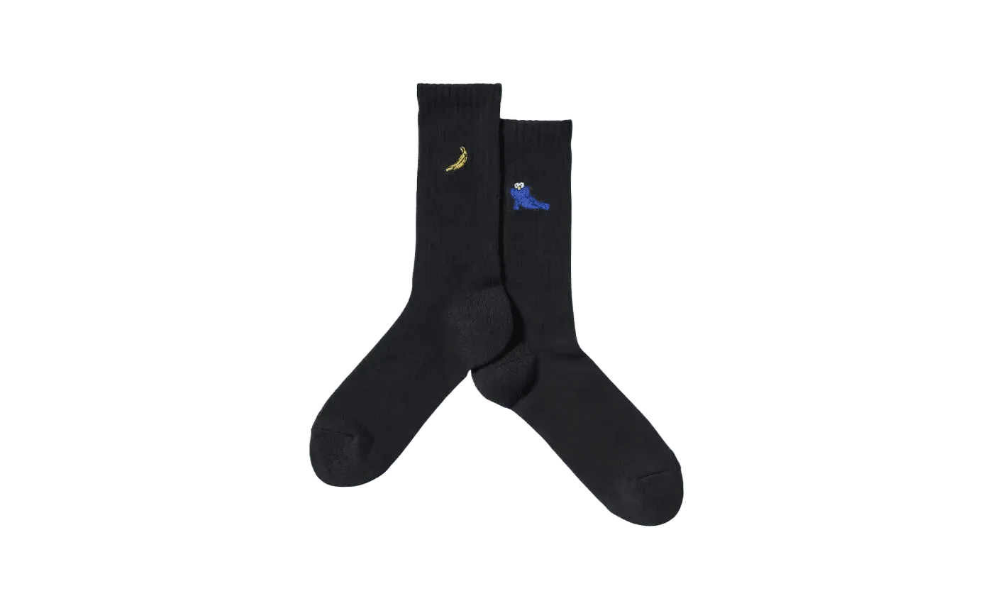 KAWS x Uniqlo Warhol 473504 Socks Black - 473504