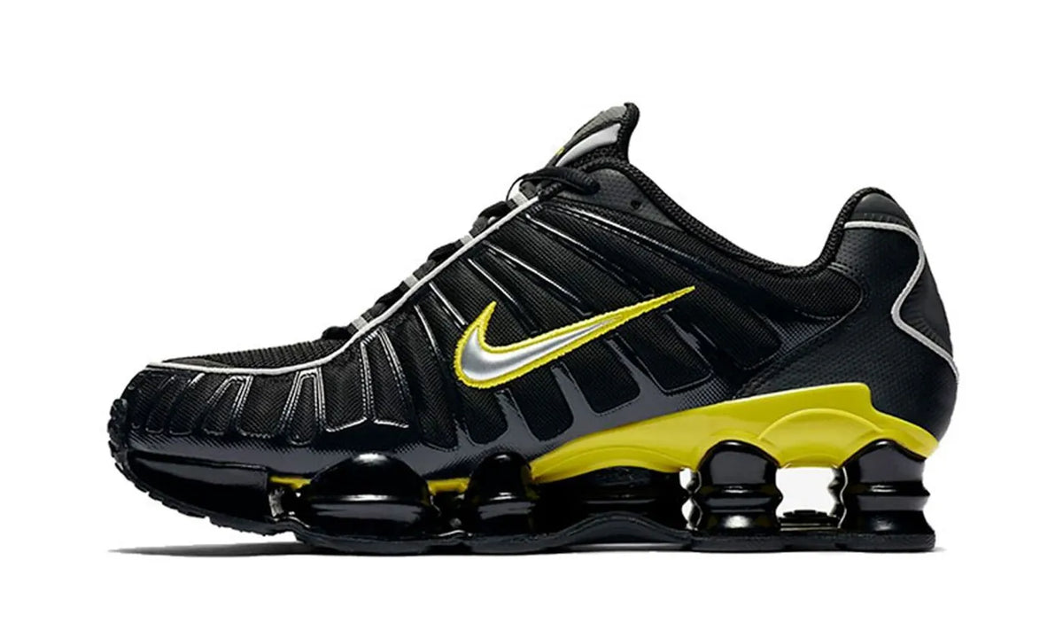 Nike Shox TL. Black Dynamic Yellow Metallic Silver. SIZE 10 CN0151-002 Amazon.com | Nike Shox TL Men main image 4