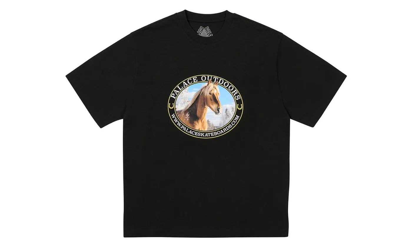Palace Equestrian T-Shirt Black - PALA-PAEQTB-BLACK