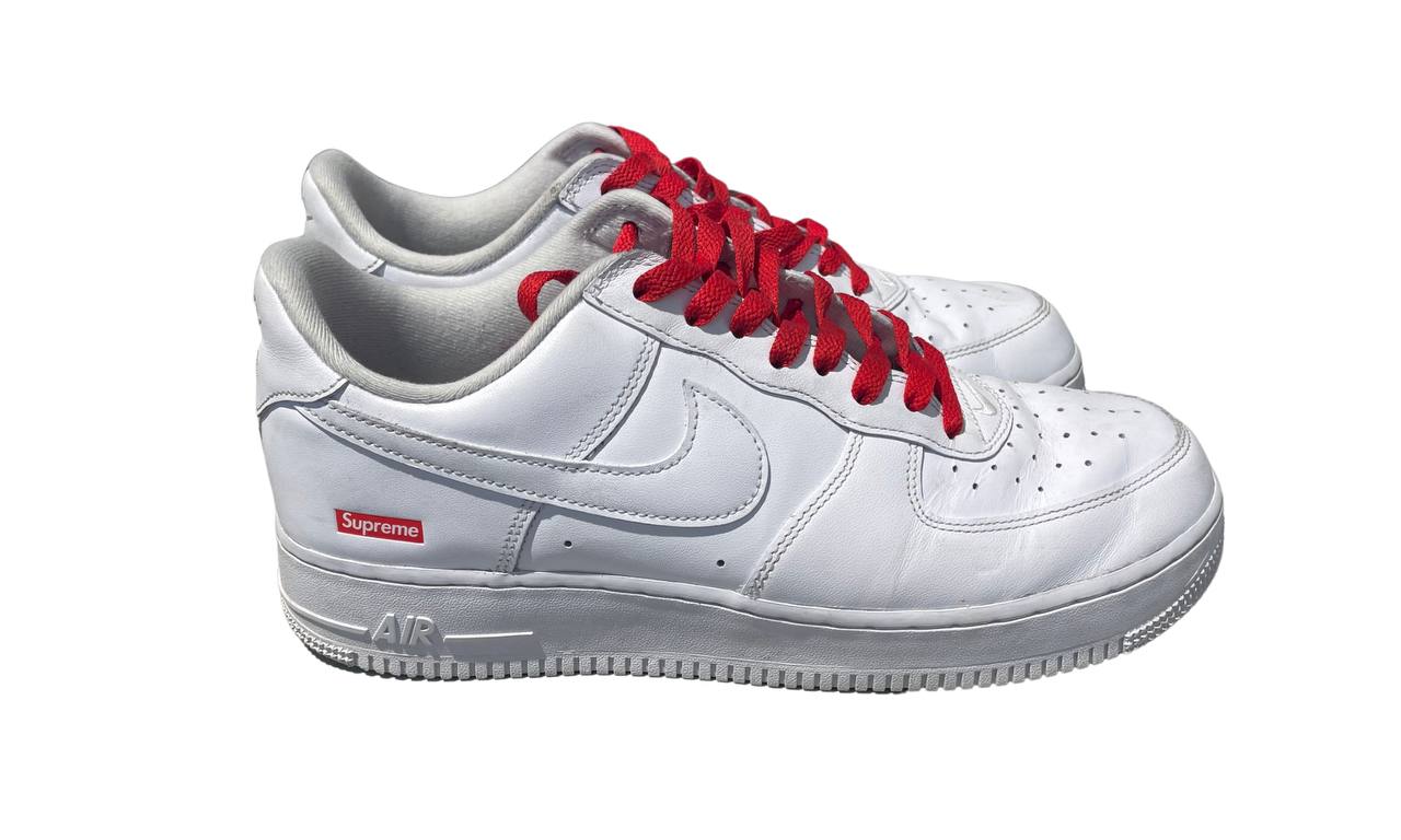 Nike Used Nike Air Force 1 Low Supreme White - CU9225-100