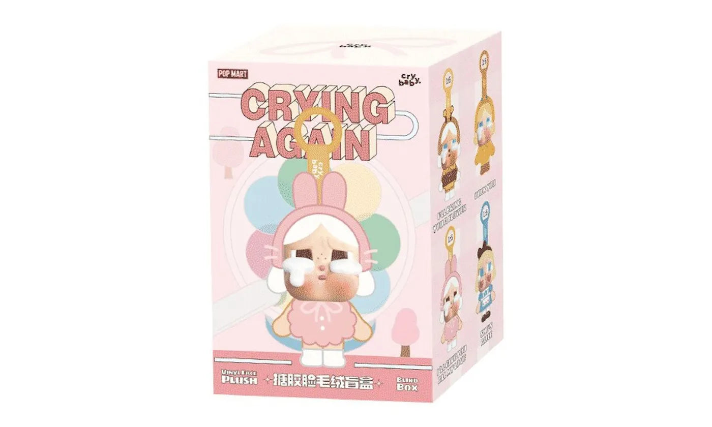 Pop Mart CryBaby Crying Again Series Vinyl Face Plush Single Blind Box - PM-PMCCAS-MULTI