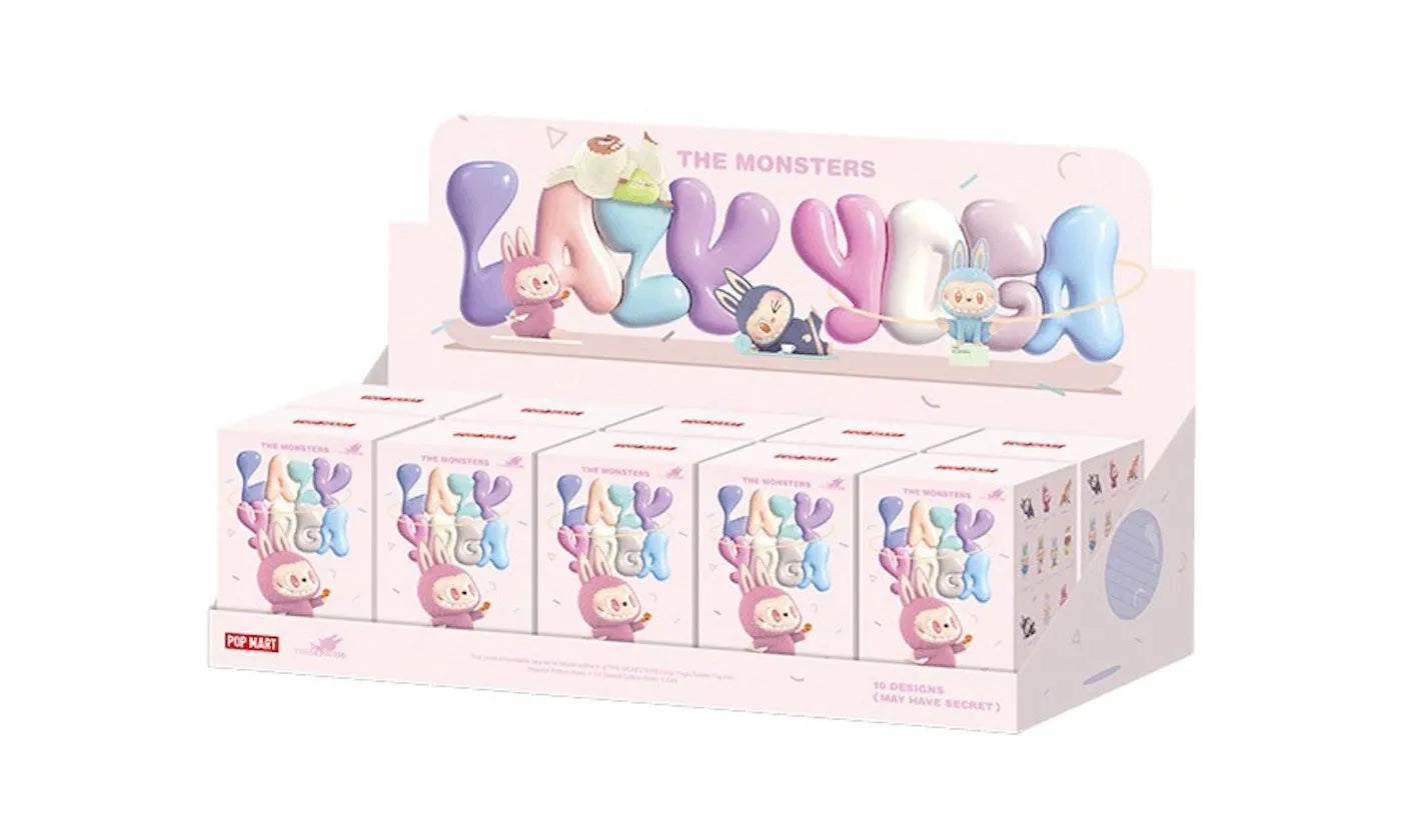 Pop Mart Labubu The Monsters Lazy Yoga Series Figures Sealed Case (10 Blind Box) - PM-PMLTML-MULTI