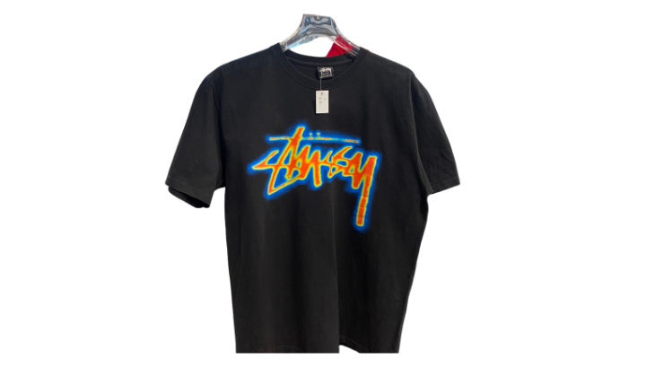 Stussy Used Stussy Thermal Stock Tee Black - 1905023