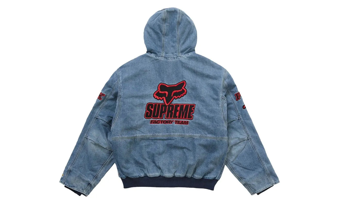 Supreme Fox Racing Hooded Work Jacket Denim - SUPR-SUPREME -MULTI