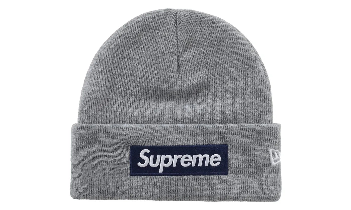 Supreme New Era Box Logo Beanie (FW25) Heather Grey - SUPR-SNEBLB(H-MULTI