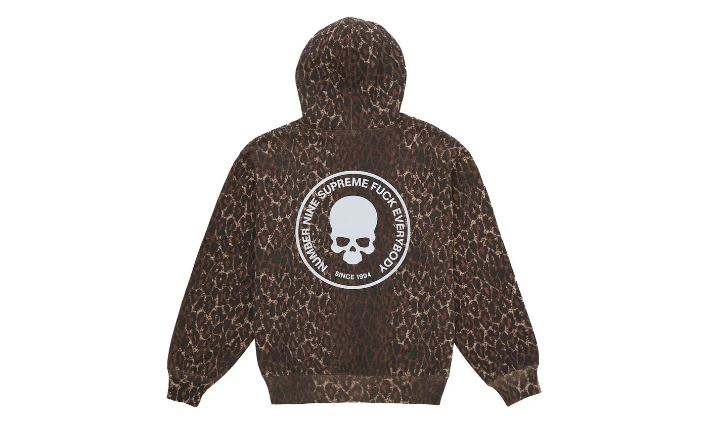 Supreme Number (N)ine Hooded Sweatshirt Leopard - SUPR-SUPREME -MULTI