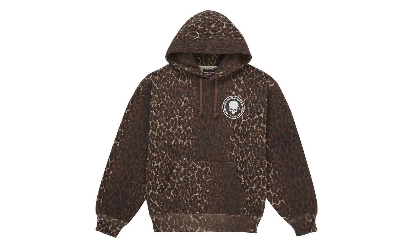 Supreme Number (N)ine Hooded Sweatshirt Leopard - SUPR-SUPREME -MULTI
