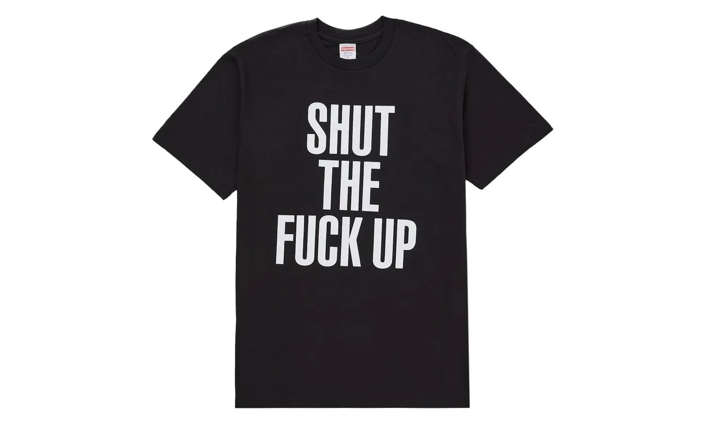 Supreme Number (N)ine Shut Up Tee Black - SUPR-SUPREME -MULTI