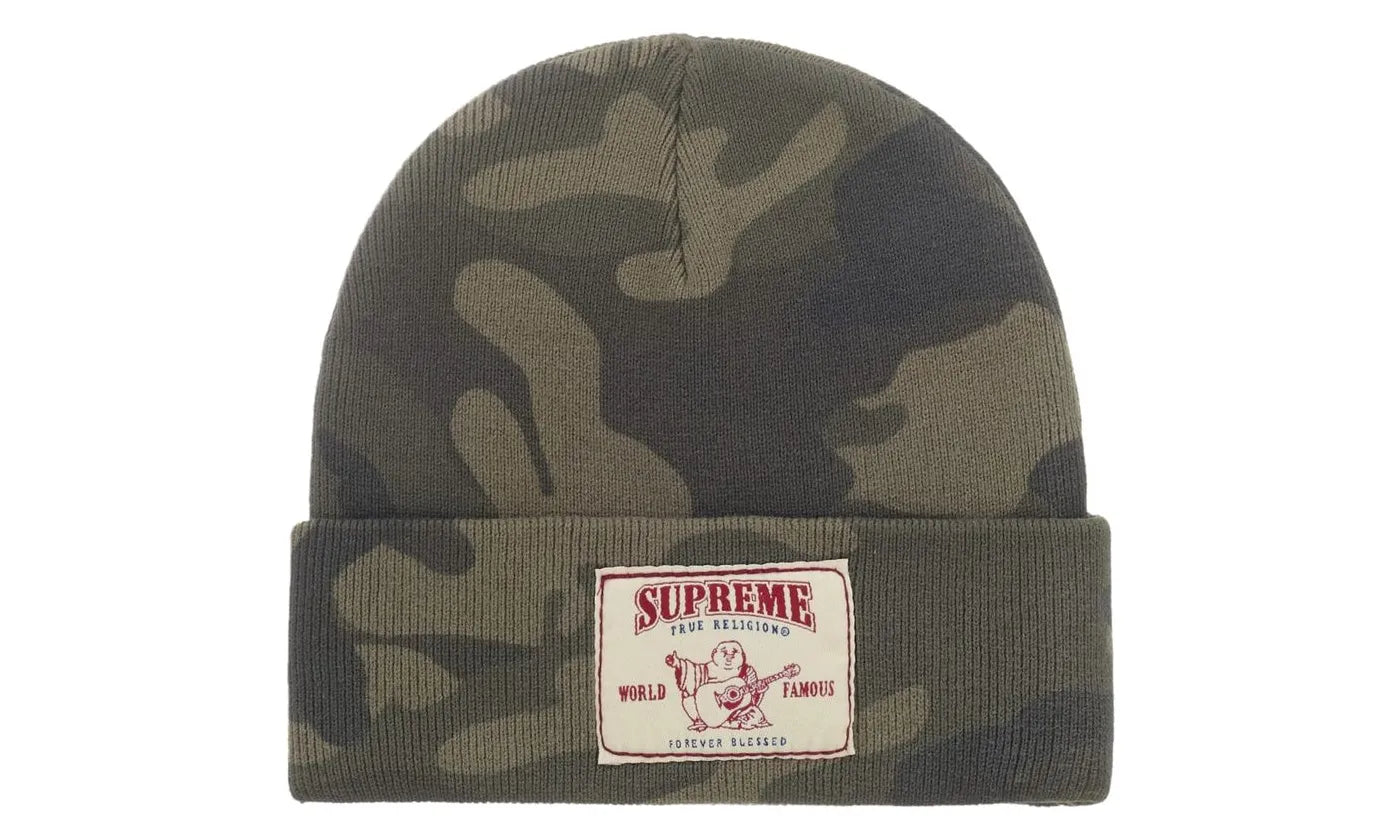 Supreme True Religion Beanie (FW25) Woodland Camo - SUPR-SUPREME -MULTI