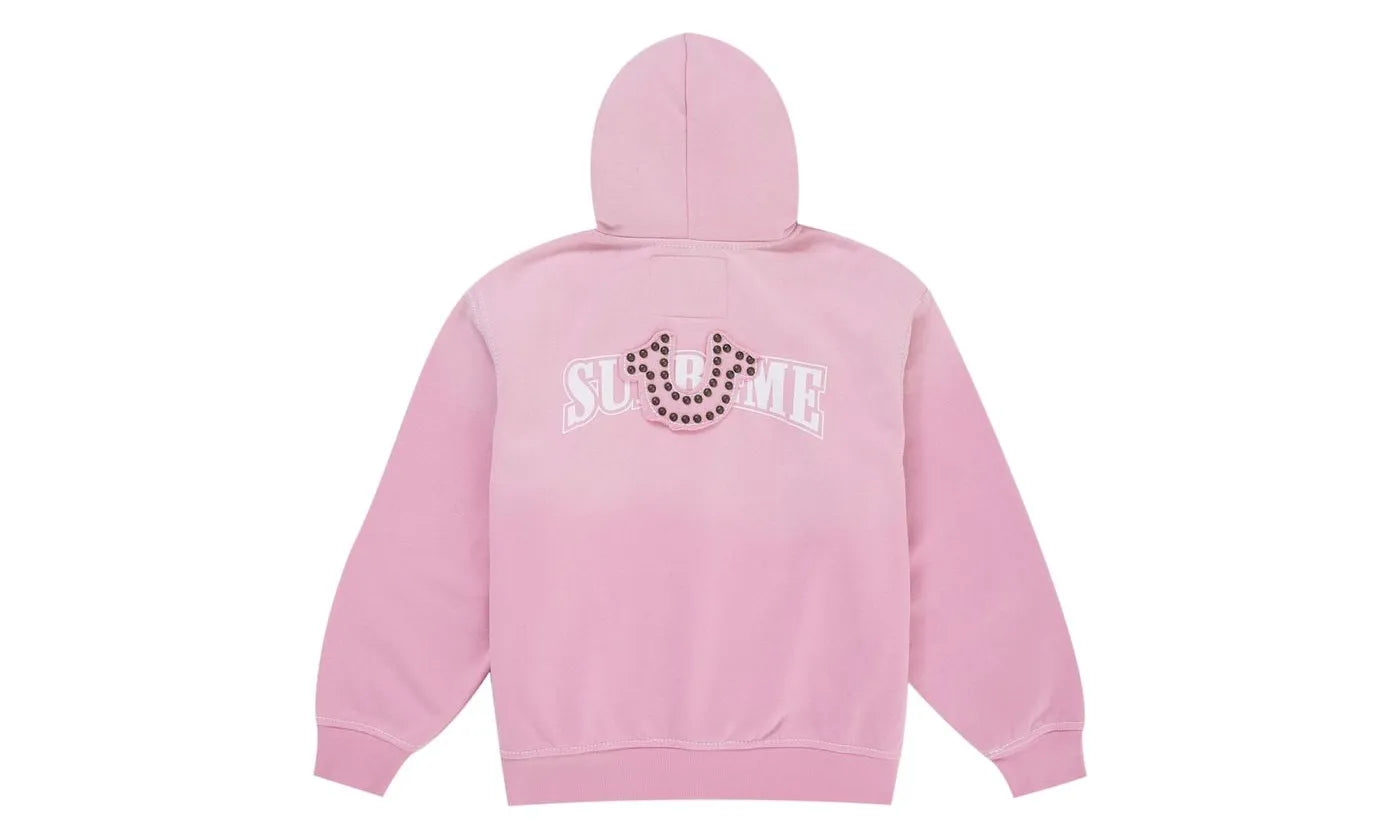 Supreme True Religion Zip Up Hooded Sweatshirt (FW25) Pink - SUPR-STRZUHS(-MULTI