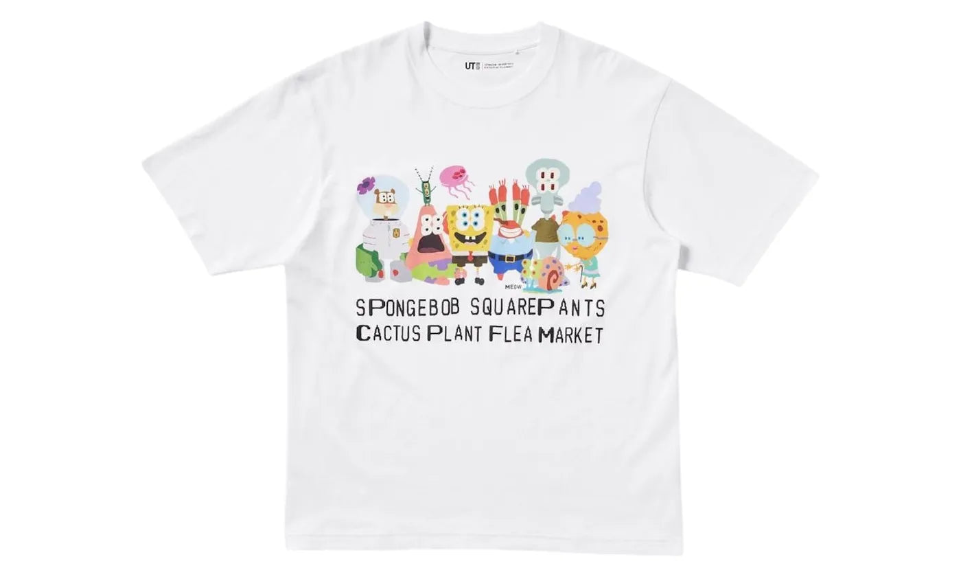 Uniqlo x CPFM Spongebob Squarepants UT Graphic II T-Shirt White - 474451