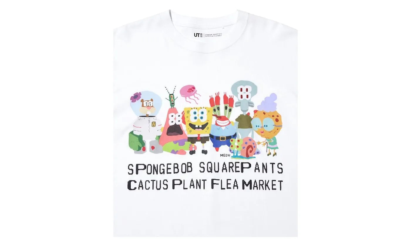 Uniqlo x CPFM Spongebob Squarepants UT Graphic II T-Shirt White - 474451