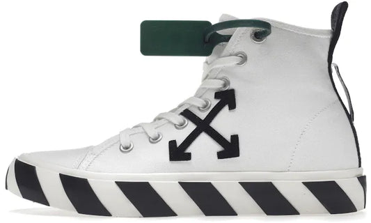 OFF-WHITE Vulc Mid-Tip Canvas White Black