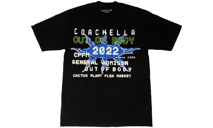 Cactus Plant Flea Market Coachella Weekend 2 T-shirt Black