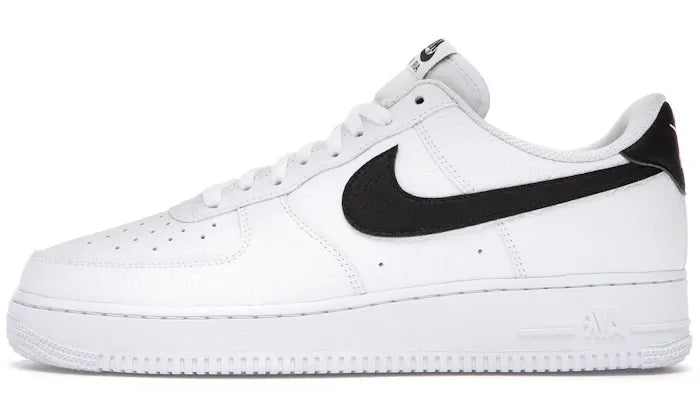 Nike Air Force 1 Low '07 White Black Pebbled Leather